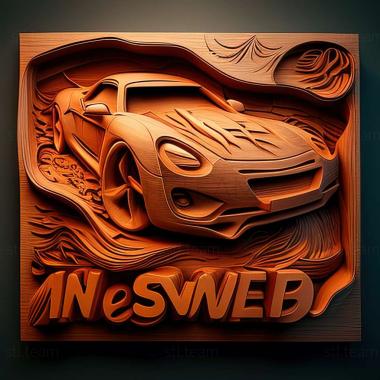 3D model Need for Speed MoWanted game (STL)